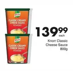 Save Hyper Knorr Classic Cheese Sauce offer