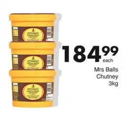 Save Hyper Mrs Balls Chutney 3kg offer
