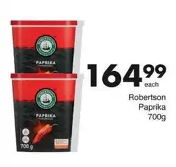 Save Hyper Robertson Paprika 700g offer