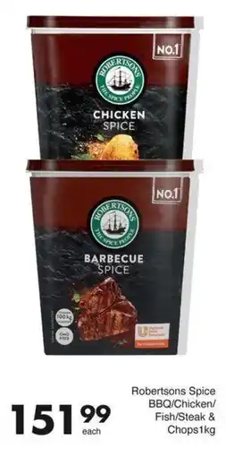 Save Hyper Robertsons Spice BBQ/Chicken/ Fish/Steak & Chops1kg offer