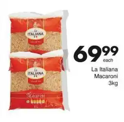 Save Hyper La Italiana Macaroni 3kg offer
