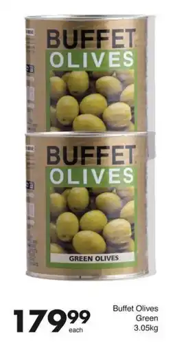 Buffet Olives Green
