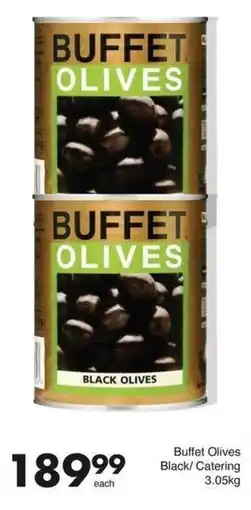 Buffet Olives Black/Catering