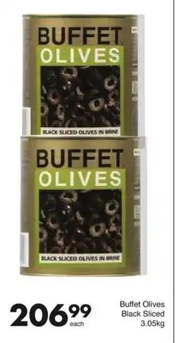 Save Hyper Buffet Olives Black Sliced offer