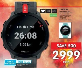Makro Garmin Forerunner 55 offer