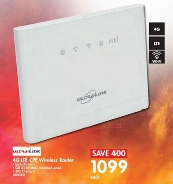 Makro Ultra Link 4G LTE CPE Wireless Router offer