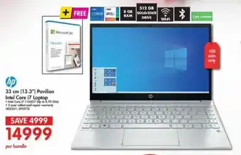 Makro HP 13.3" Pavilion Intel Core i7 Laptop offer