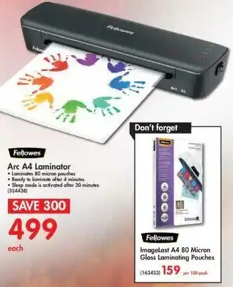 Makro Fellowes Arc A4 Laminator offer