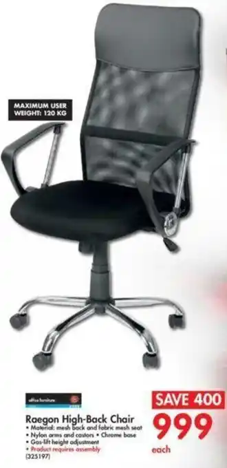 Makro Raegan High-Back Chair offer
