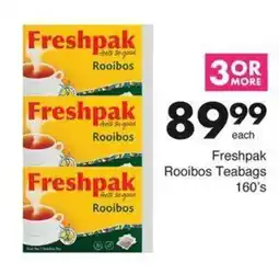 Save Hyper Freshpak Rooibos Teabags offer