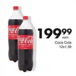 Save Hyper Coca Cola 12x1.5lt offer