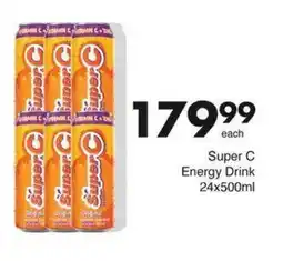 Save Hyper Super C Energy Drink 24x500ml offer