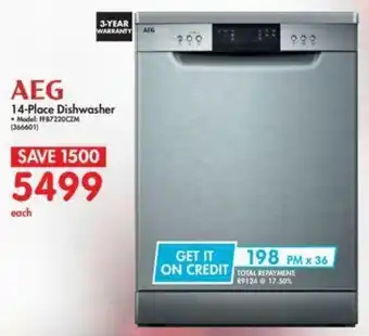 Makro AEG 14-Place Dishwasher offer