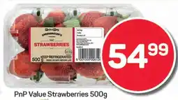 Pick n Pay Hypermarket PnP Value Strawberries 500g offer