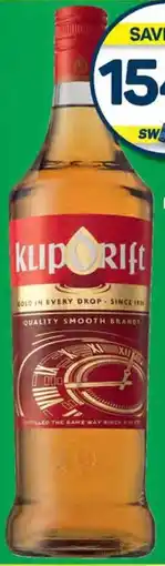 Pick n Pay Hypermarket Klipdrift Export Brandy 750ml offer