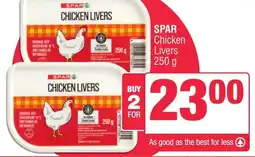 Spar SPAR Chicken Livers 250 g offer