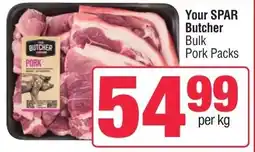 Spar Your SPAR Butcher Bulk Pork Packs offer