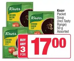Spar Knorr Packet Soup (Incl.Tasty Range) 50 g Assorted offer