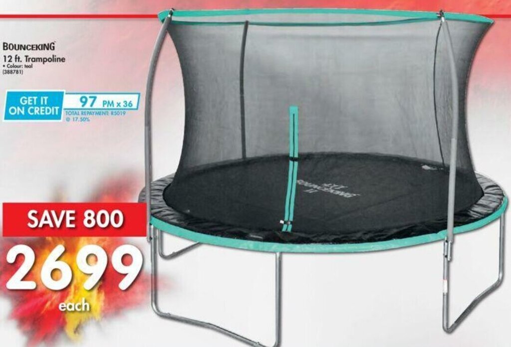 Bounceking Trampoline 12ft offer at Makro