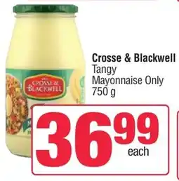 Spar Crosse & Blackwell Tangy Mayonnaise Only offer