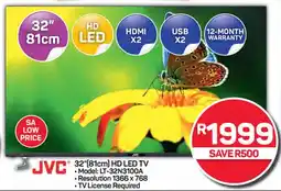 Pick n Pay Hypermarket JVC 32"(81cm) HD LED TV offer