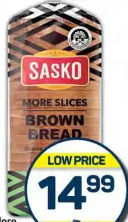 Pick n Pay Hypermarket Sasko More Slices Brown Bread 700g offer