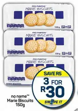 Pick n Pay Hypermarket no name Marie Biscuits 150g offer