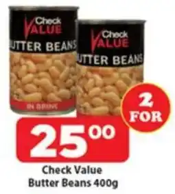 Check Save Check Value Butter Beans 400g offer
