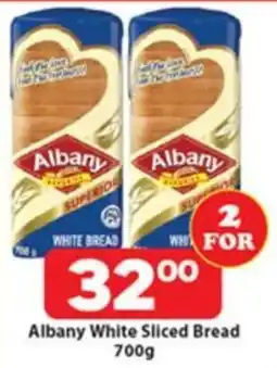 Check Save Albany White Sliced Bread 700g offer
