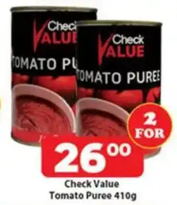 Check Save Check Value Tomato Puree 410g offer