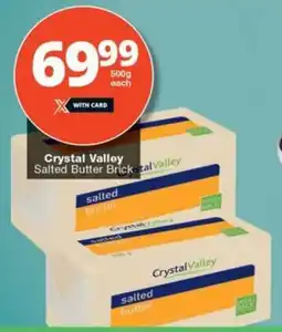 Checkers Hyper Crystal Valley Salted Butter Brick offer