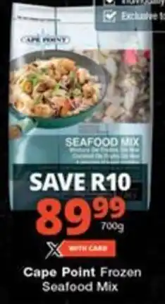 Checkers Hyper Cape Point Frozen Seafood Mix offer