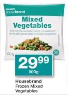 Checkers Hyper Housebrand Frozen Mixed Vegetables offer