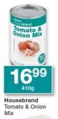 Checkers Hyper Housebrand Tomato & Onion Mix offer