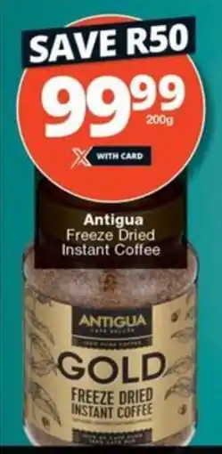 Checkers Hyper Antigua Freeze Dried Instant Coffee offer