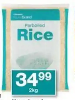 Checkers Hyper Housebrand Parboiled White Rice offer