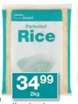 Checkers Hyper Housebrand Parboiled White Rice offer