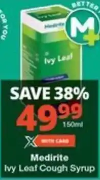 Checkers Hyper Medirite Ivy Leaf Cough Syrup offer