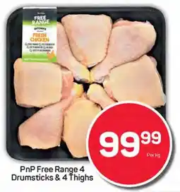 Pick n Pay PnP Free Range 4 Drumsticks & 4 Thighs offer