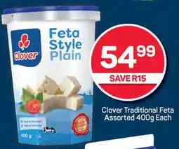 Pick n Pay Clover Traditional Feta Assorted 400g Each offer