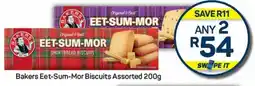 Pick n Pay Bakers Eet-Sum-Mor Biscuits Assorted 200g offer