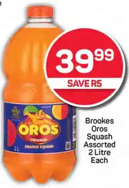 Pick n Pay Brookes Oros Squash Assorted 2 Litre Each offer