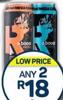 Pick n Pay Reboost Energy Drink Assorted 500ml offer