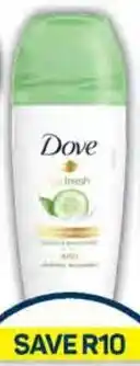 Pick n Pay Dove Roll-on Assorted 50ml Each offer