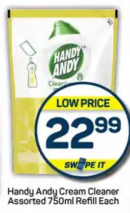 Pick n Pay Handy Andy Cream Cleaner Assorted 750ml Refill Each offer