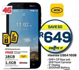 Pick n Pay Hisense U964 16GB offer