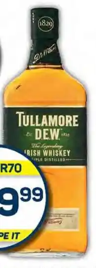 Pick n Pay Tullamore Dew Triple Distilled Irish Whiskey 750ml offer