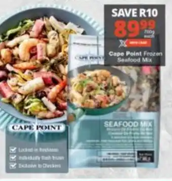 Checkers Hyper Cape Point Frozen Seafood Mix offer