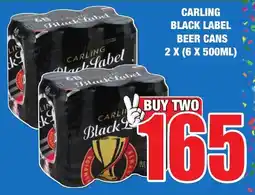 Boxer Liquors CARLING BLACK LABEL BEER CANS offer