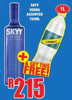 Boxer Liquors SKYY VODKA ASSORTED 750ML offer